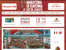 Tablet Screenshot of maratonadiravenna.com